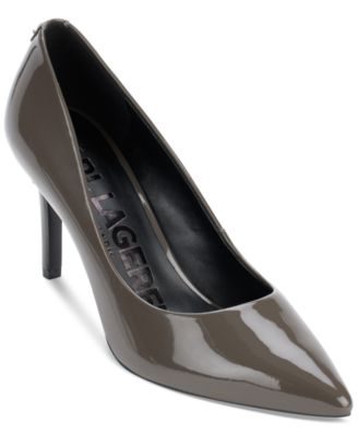 KARL LAGERFELD PARIS - Women's Royale Pointed-Toe Patent Dress Pumps