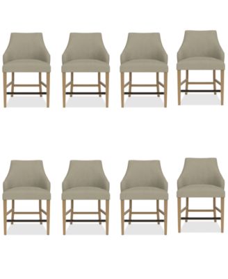 Furniture - Nelin 8pc Counter Height Chair Set