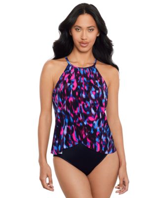 Magicsuit - Women's Cherry Bomb Aubrey Printed Draped One-Piece Swimsuit