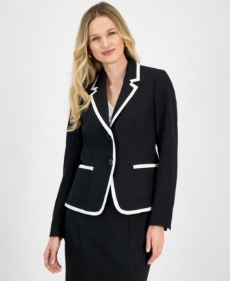 Kasper - Women's Framed Two-Button Blazer