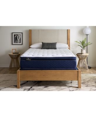 Sealy Sleep Essentials - Sleep Essentials Crestview 13.75" Plush Pillow Top Mattress Set - Full