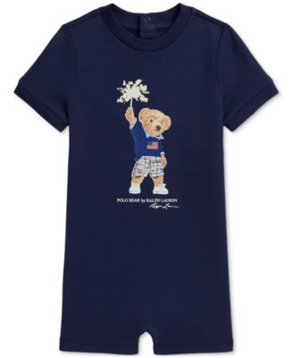 Polo Ralph Lauren - Baby Boys Polo Bear Cotton Jersey Shortall