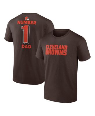 Logo Athletic - Men's Brown Cleveland Browns 1 Dad Jersey T-Shirt