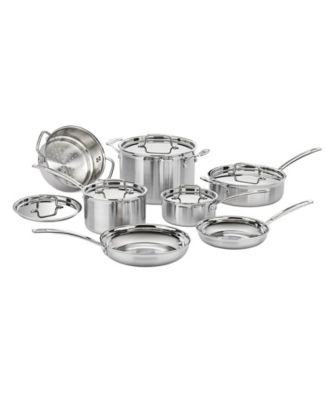Cuisinart - Multiclad Pro Stainless 12-Piece Cookware Set