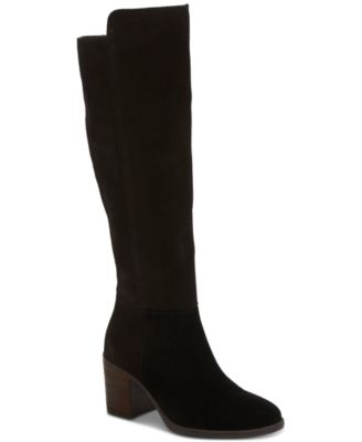 Lucky Brand - Women's Bonnay Knee-High Block-Heel Boots, Regular, Wide & Extra-Wide Calf