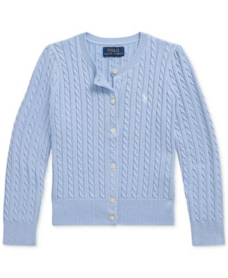 Polo Ralph Lauren - Toddler and Little Girls Cable-Knit Cotton Cardigan