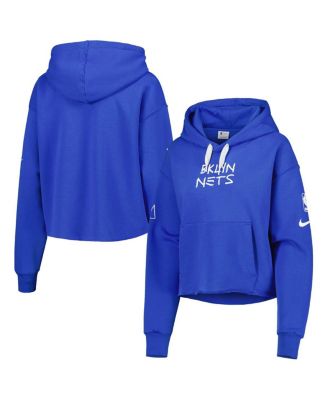 Nike - Women's Royal Brooklyn Nets 2022/23 City Edition Courtside Pullover Hoodie
