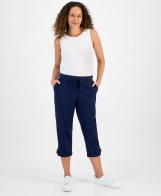 Style & Co - Petite D-Ring Capri Pants, Exclusively at Macy's