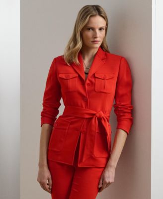 Lauren Ralph Lauren - Women's Belted Stretch Cady Jacket