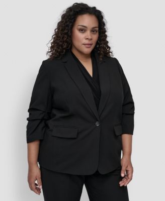 DKNY - Plus Size 3/4-Sleeve Madison Jacket