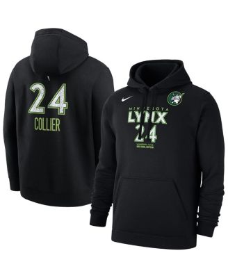 Nike - Men's Napheesa Collier Black Minnesota Lynx Rebel&nbsp;Edition Name Number Pullover Hoodie