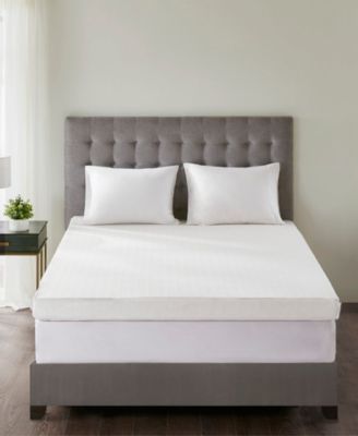 Madison Park - 3M Moisture-Management 4" California King Memory Foam Mattress Topper