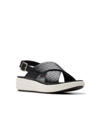 Clarks - xWomen's Drift Sun Slip-On Slingback Wedge Sandals