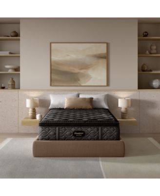 Beautyrest - Black Series One 14.5" Plush Pillowtop Mattress Set - Queen
