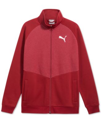 Puma - Men's Contrast Fleece Logo Jacket