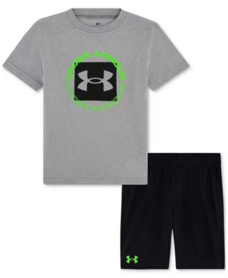 Under Armour - Toddler & Little Boys Logo Graphic T-Shirt & Shorts, 2 Piece Set