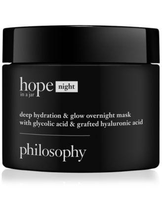 philosophy - Hope In A Jar Deep Hydration & Glow Overnight Mask, 2 oz.