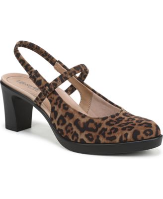 LifeStride - Women's Evoke Block Heel Slingback Pumps