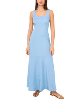 Vince Camuto - Women's Tiered Smocked-Back Maxi Dress