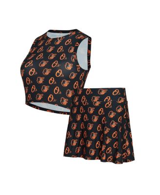 Concepts Sport - Women's Black Baltimore Orioles Knit Tank Top Skort Set