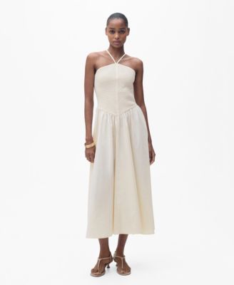 MANGO - Women's Combined Halter Dress